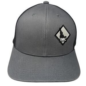 IMC 50 Years Snapback Trucker Cap Gray One Size Adjustable Mesh Back All Caps